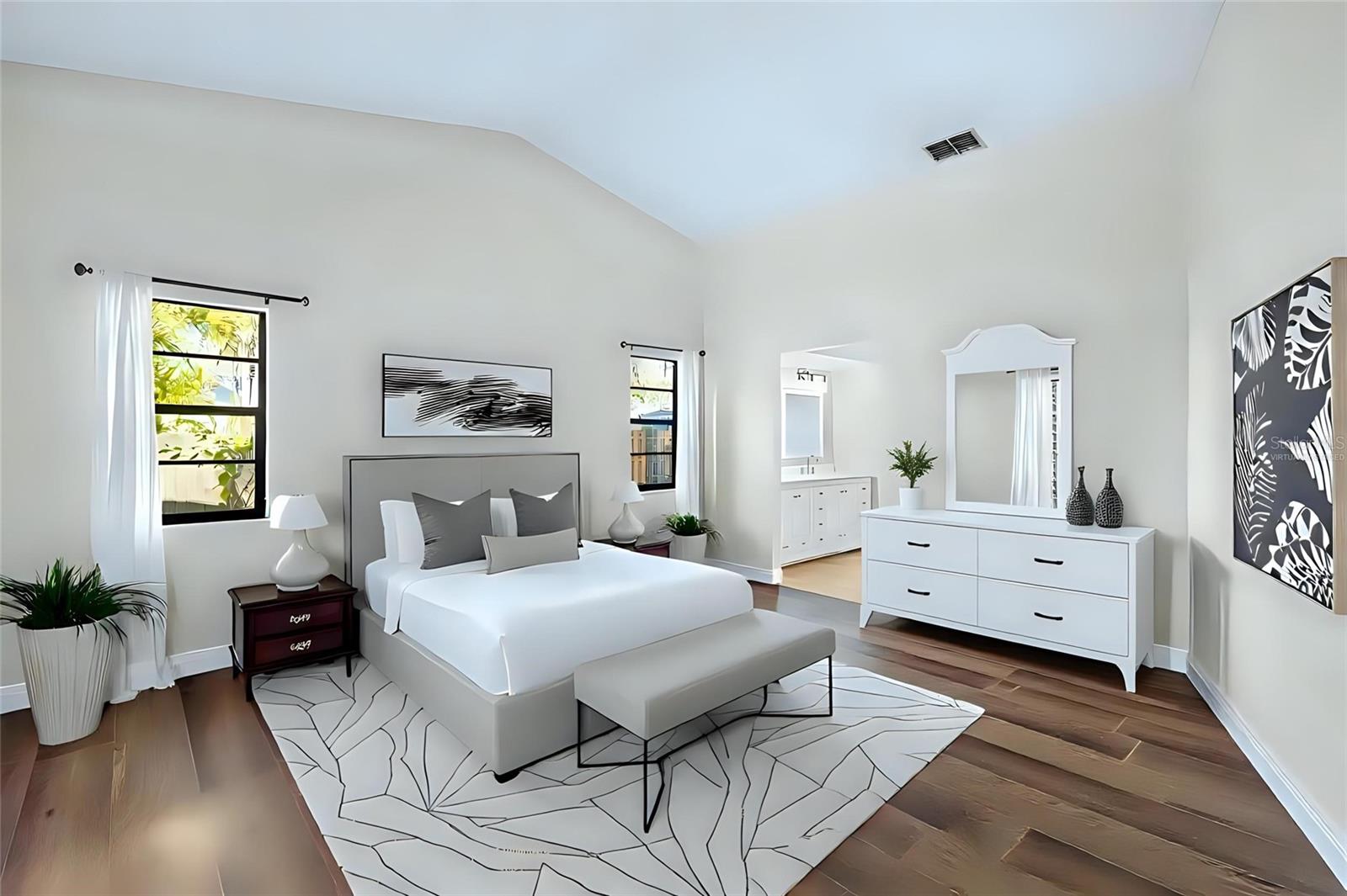 Primary Suite - Virtually Staged