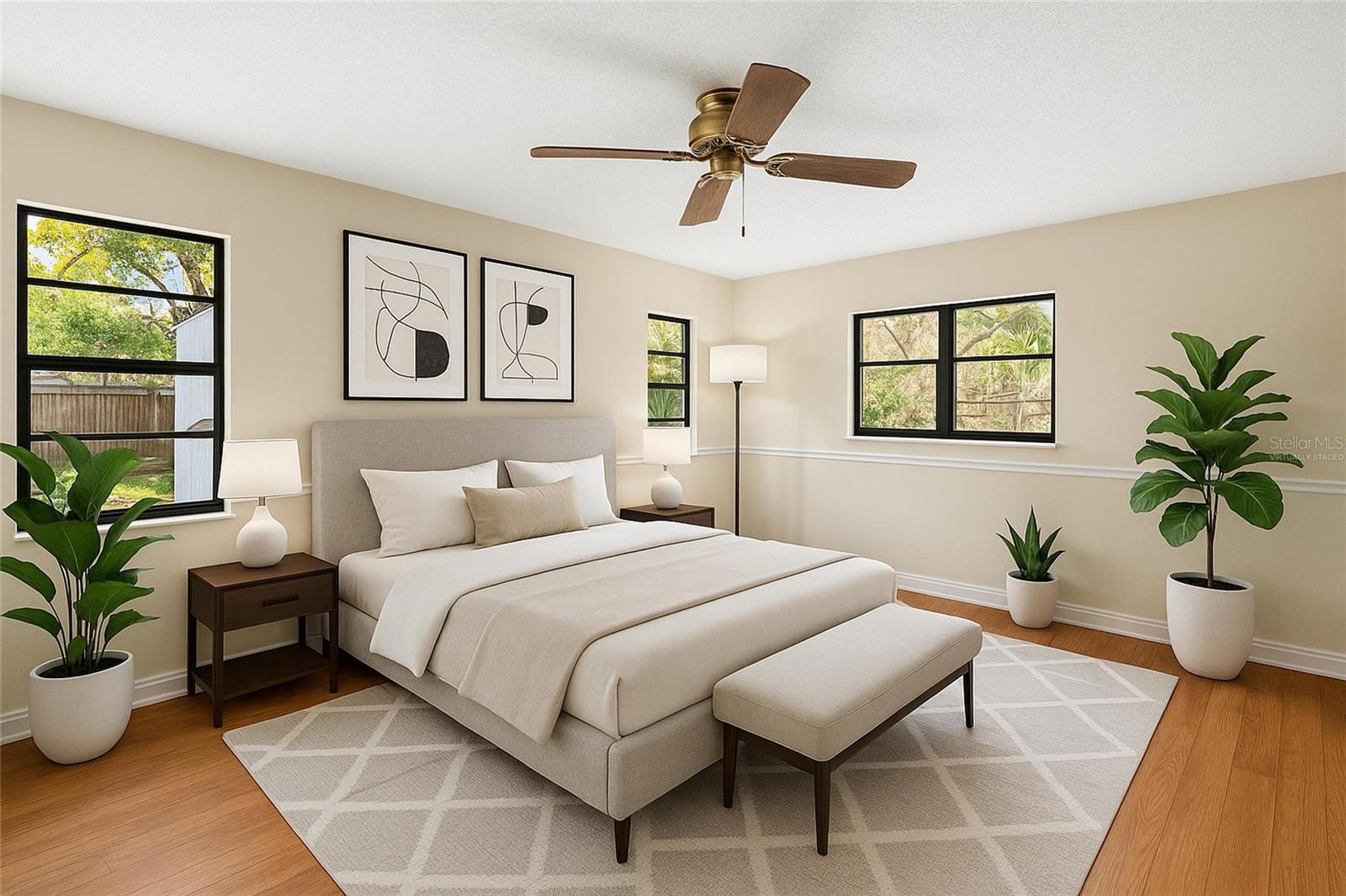 Secondary Bedroom 2 - Virtually Staged