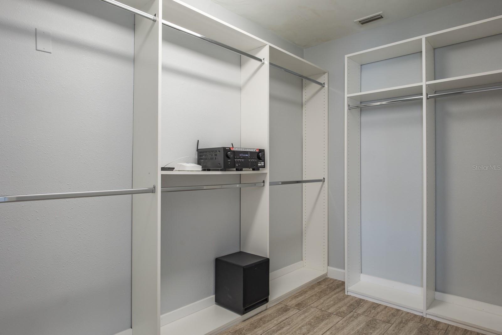 Primary Suite Walk-In Closet