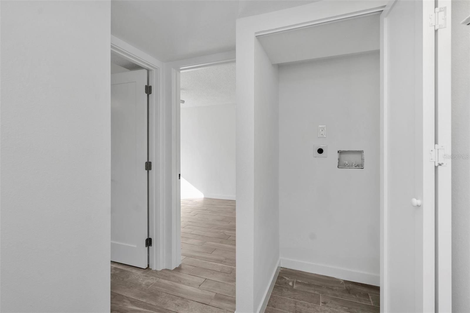 Hallway Laundry Closet