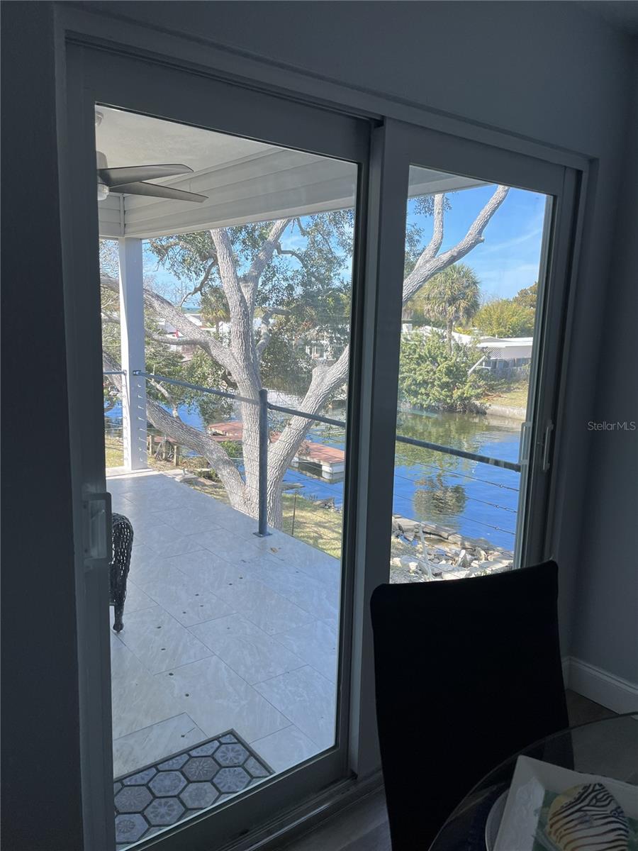 Top floor balcony off primary bedroom