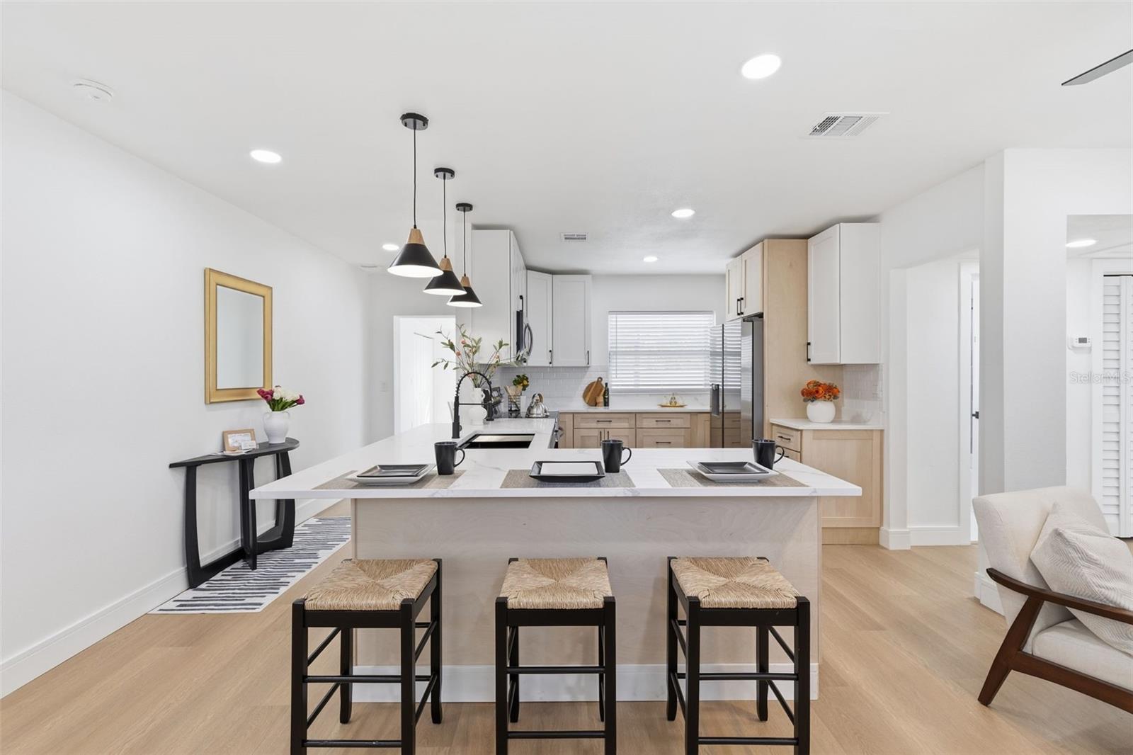 Kitchen & Living Room