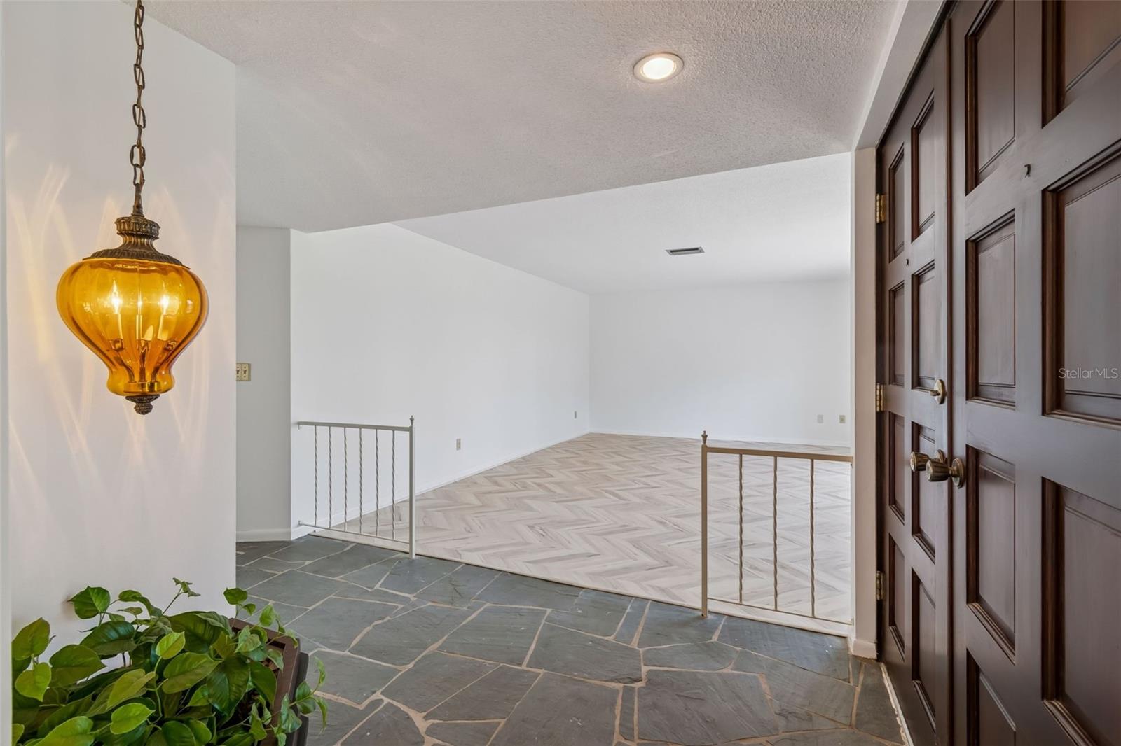 Large living room off foyer...