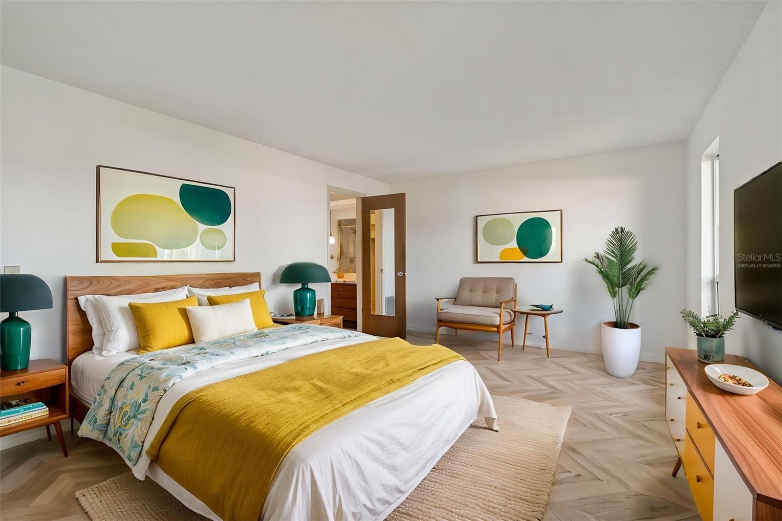 This photo is virtually staged.