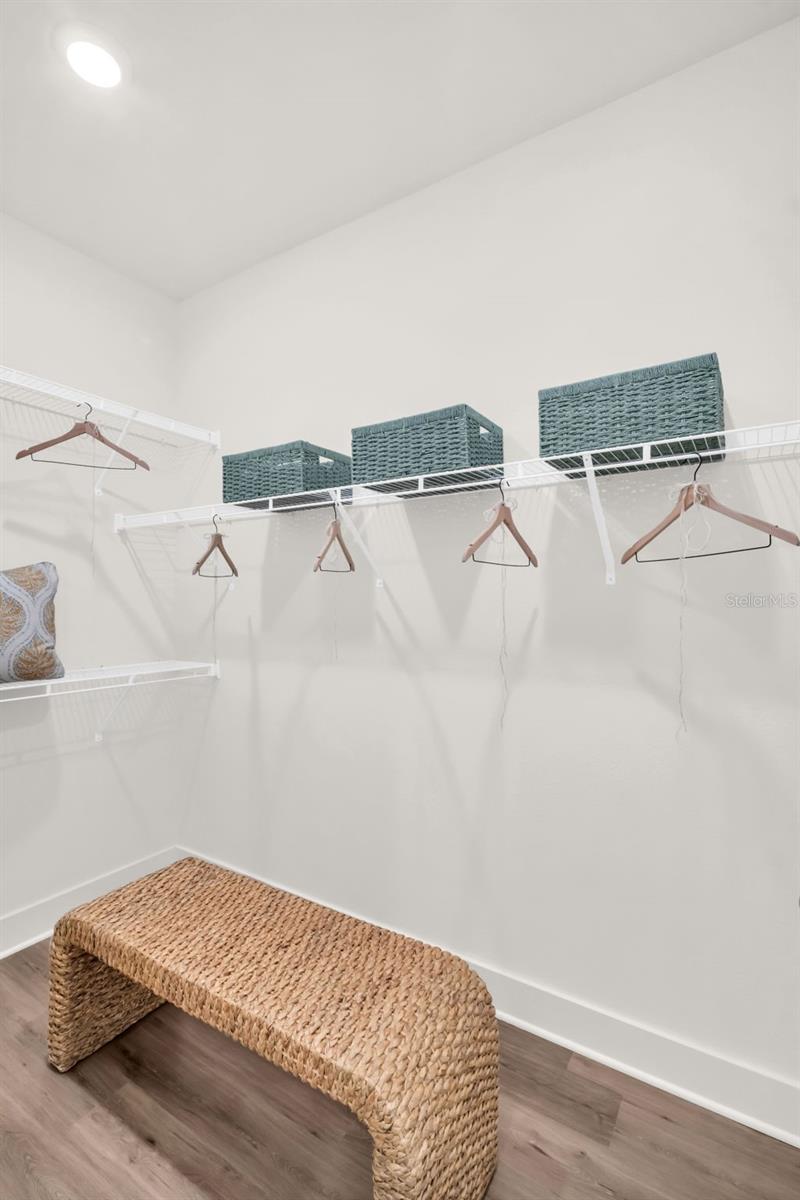 Primary Closet Stock Photo