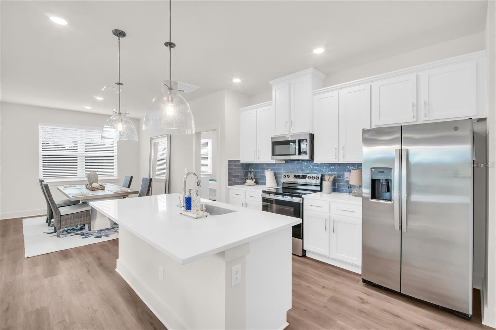 Kitchen/Dining area Stock Photo