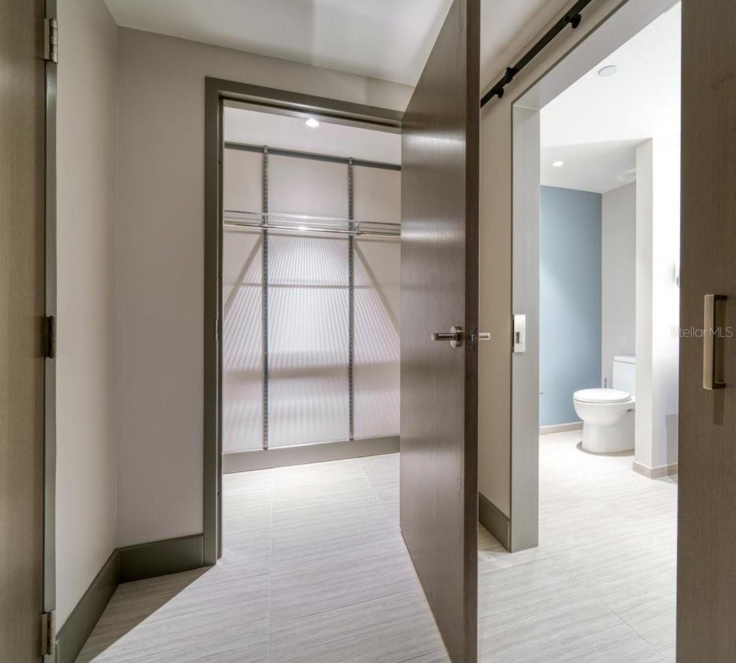 Huge private owners closet