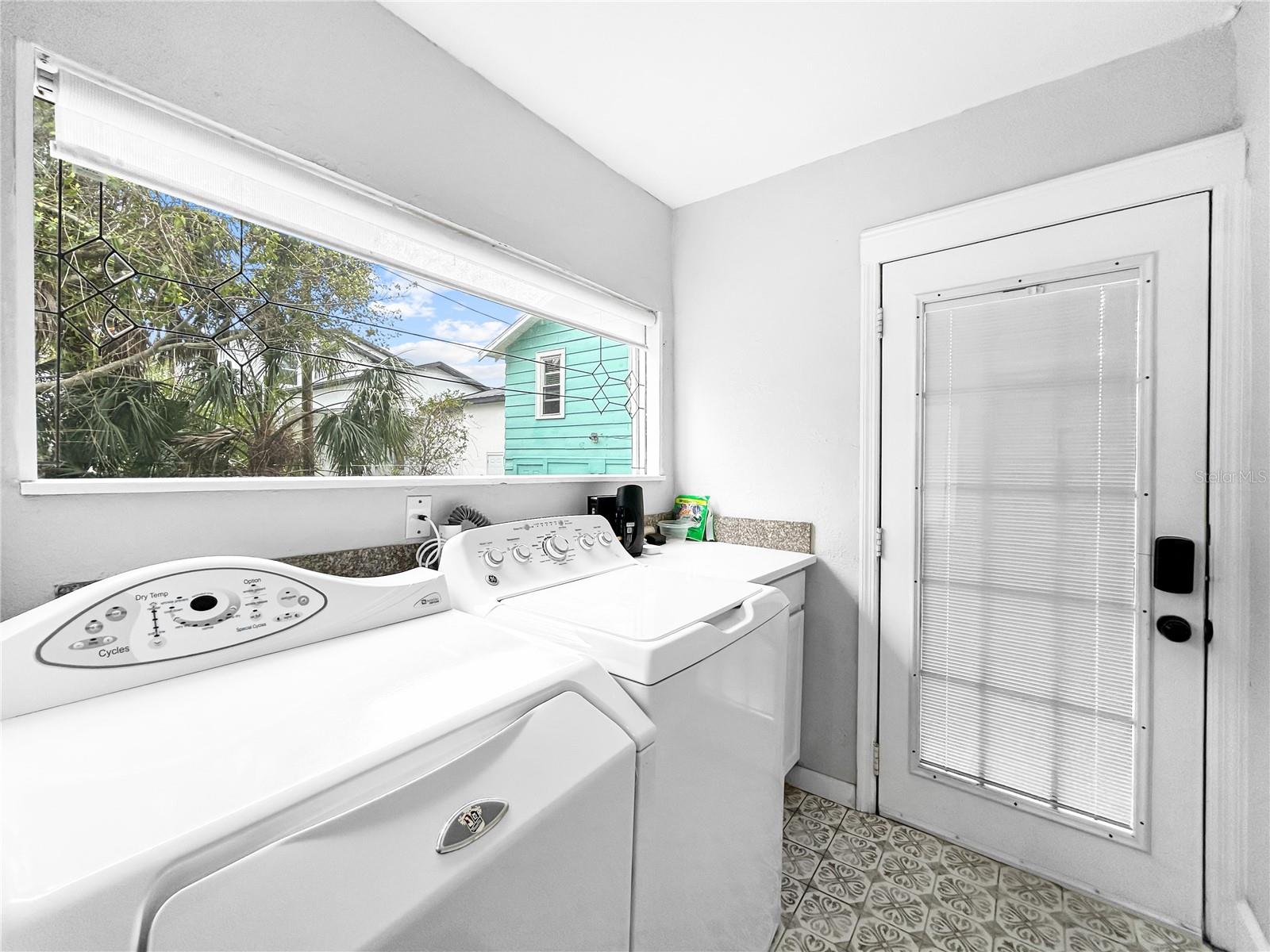 Laundry inside Main House