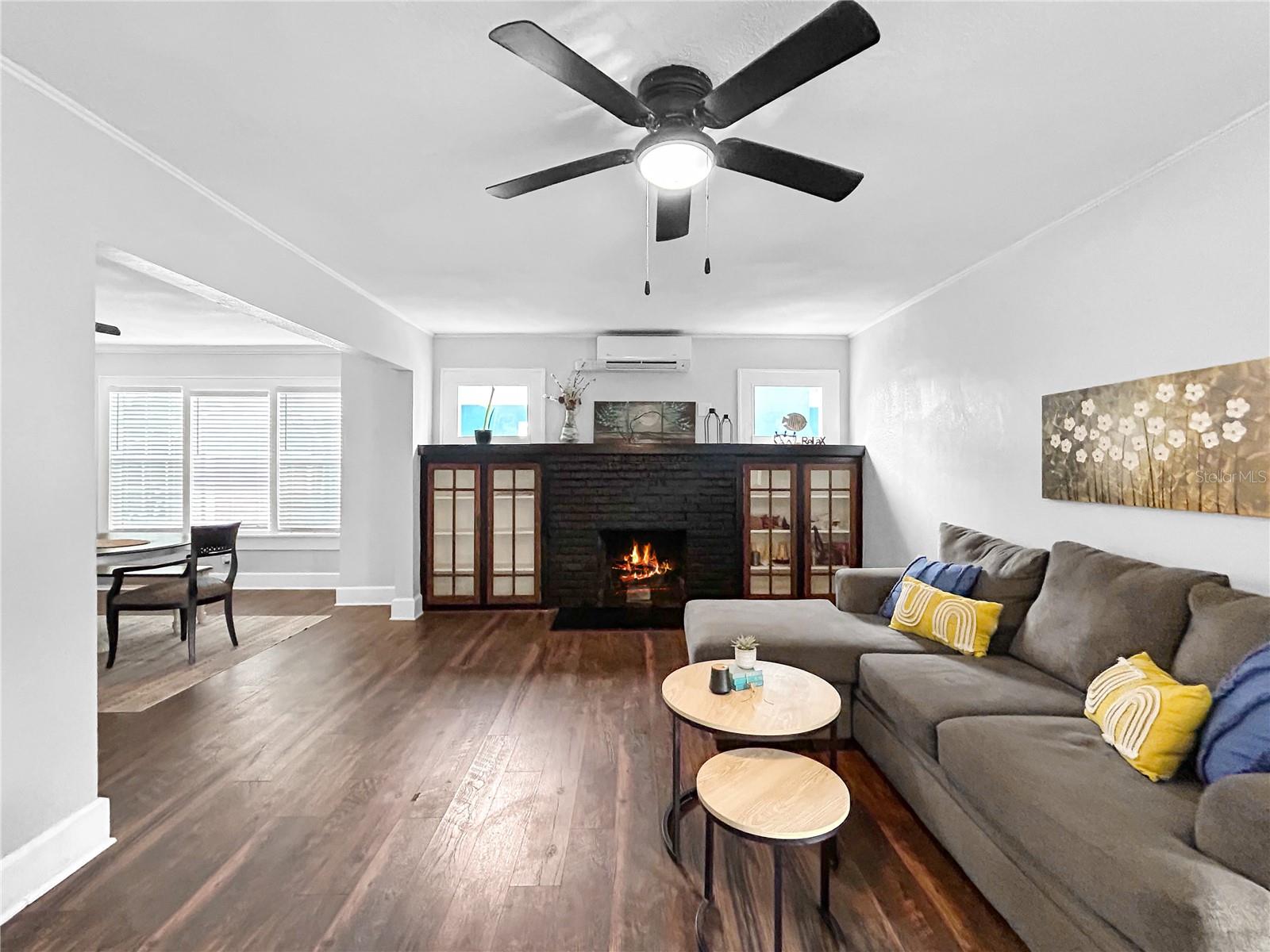 Fireplace in Living room