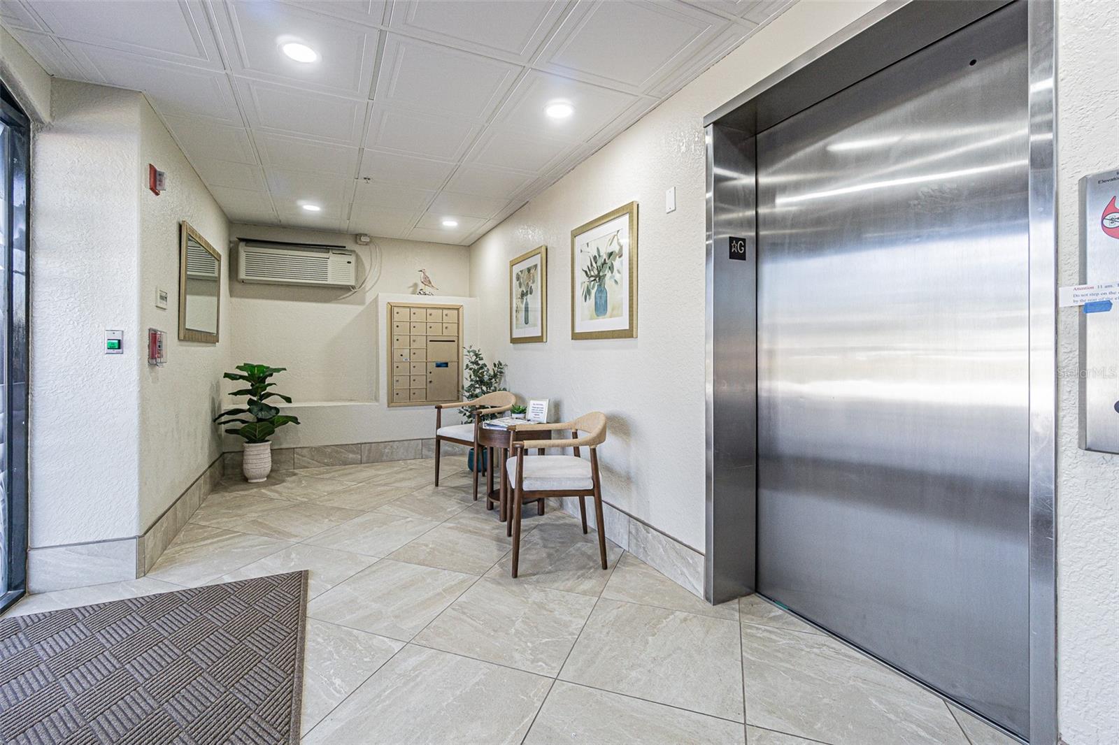 New Elevator in the lobby