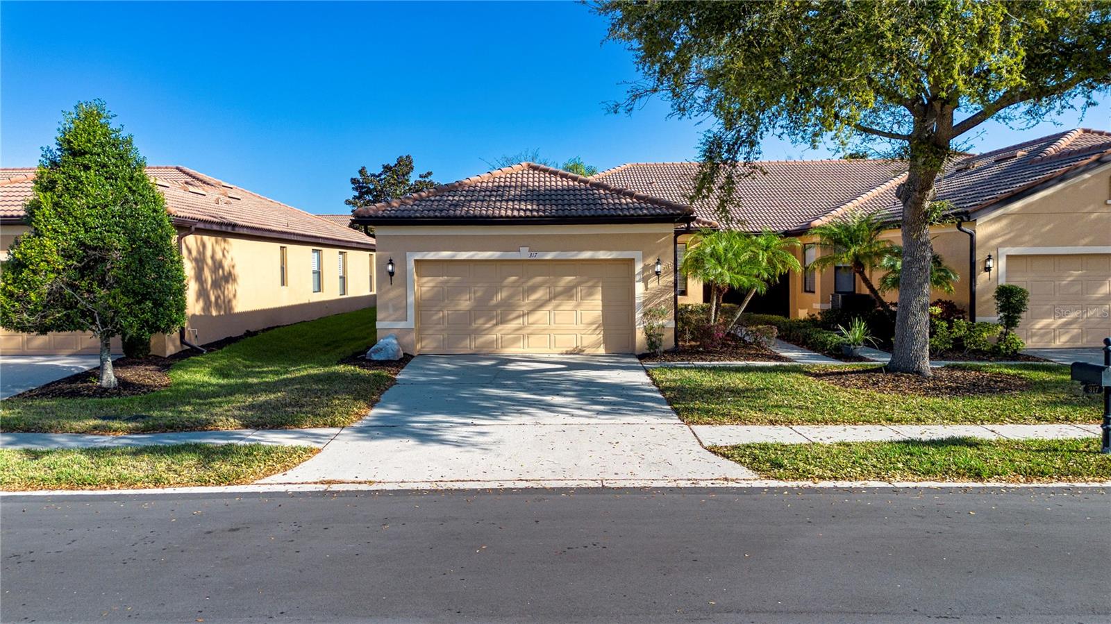 Larger quad villa end unit