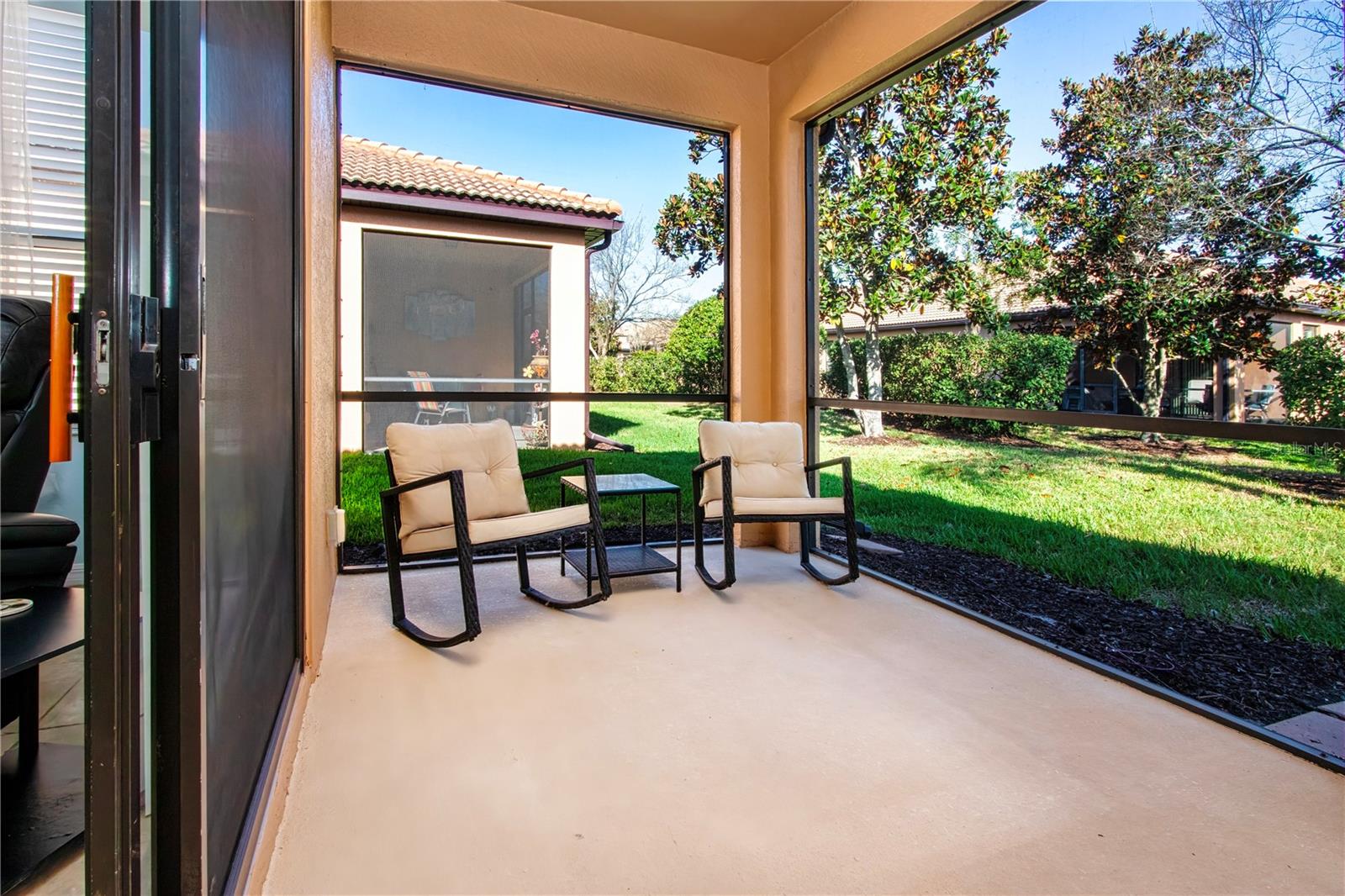 Screened, Covered Lanai