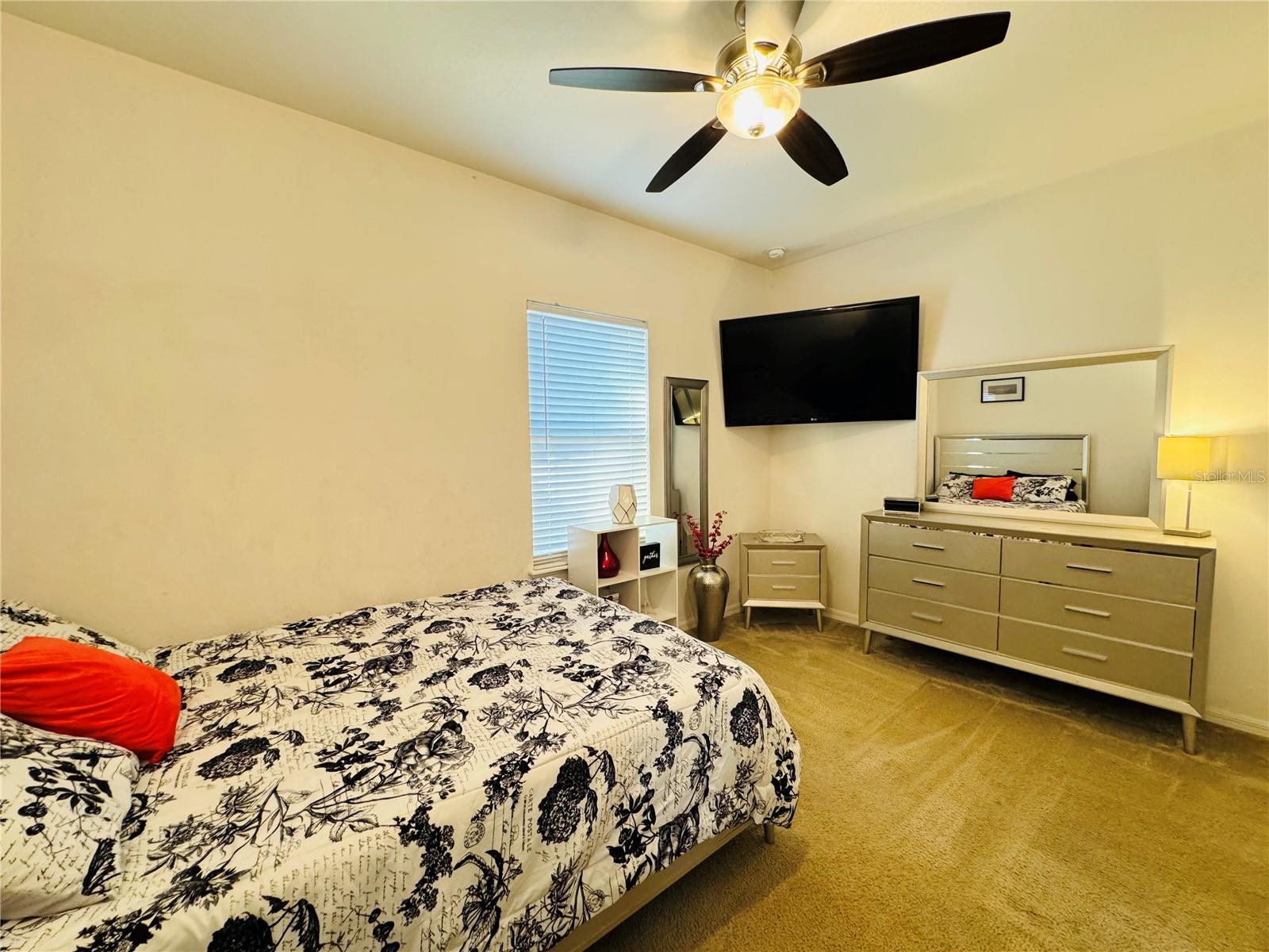 Isolated Guest Bedroom