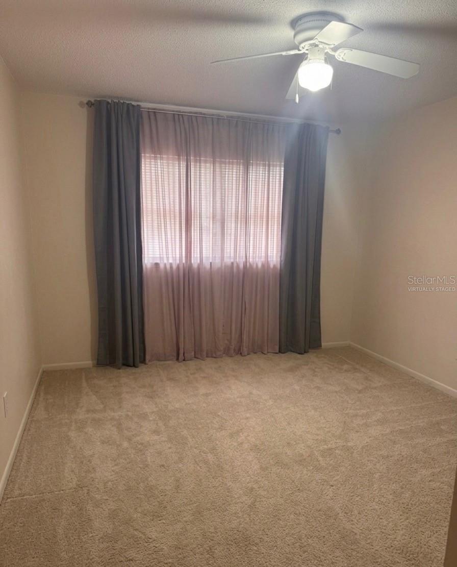 Virtually staged bedroom