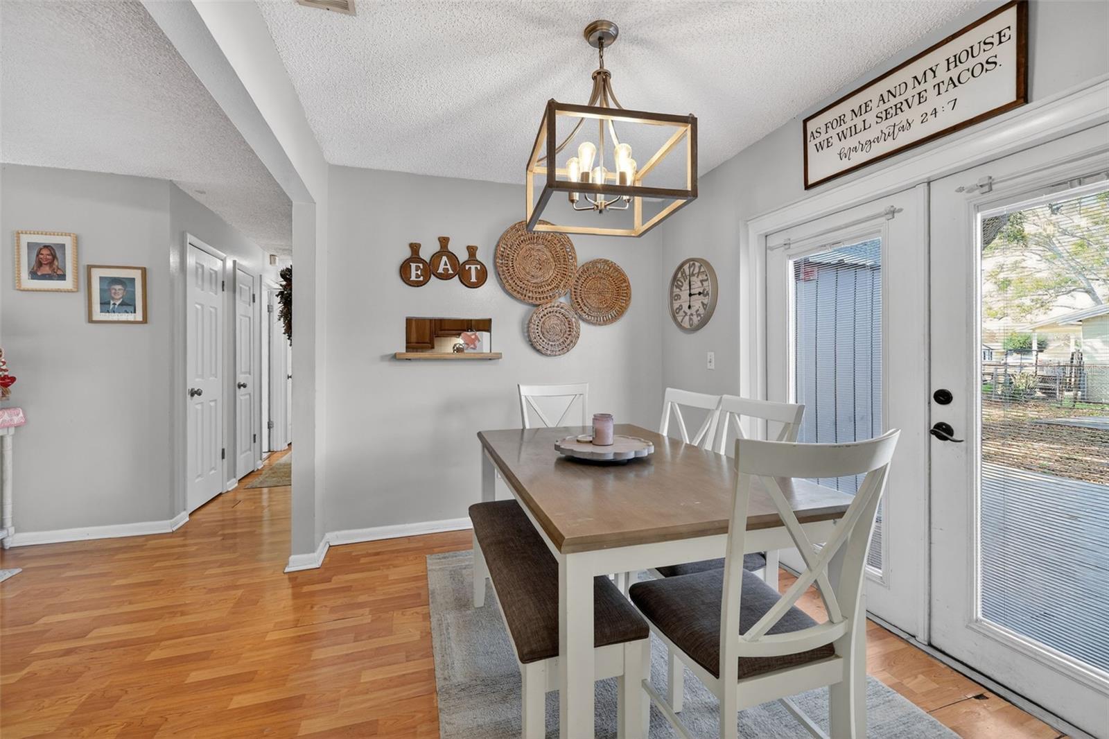 Dining Room with pass through from kitchen