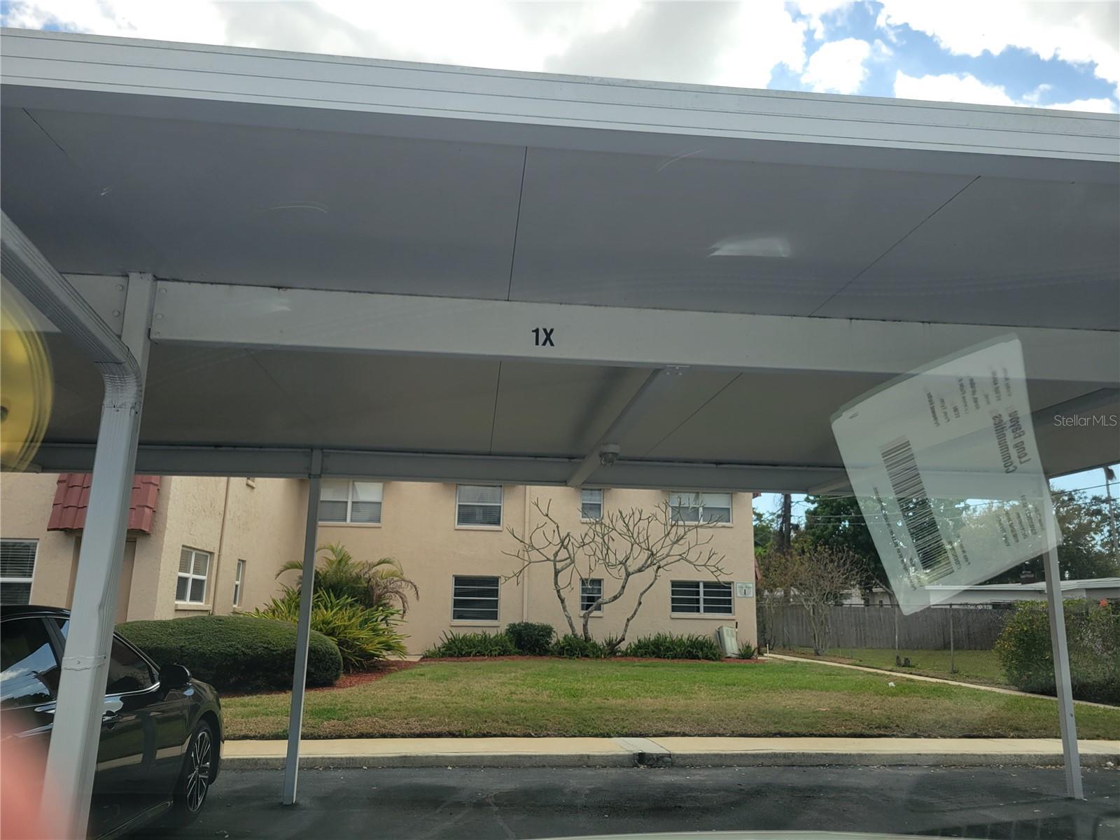 Carport 1X right by entrance