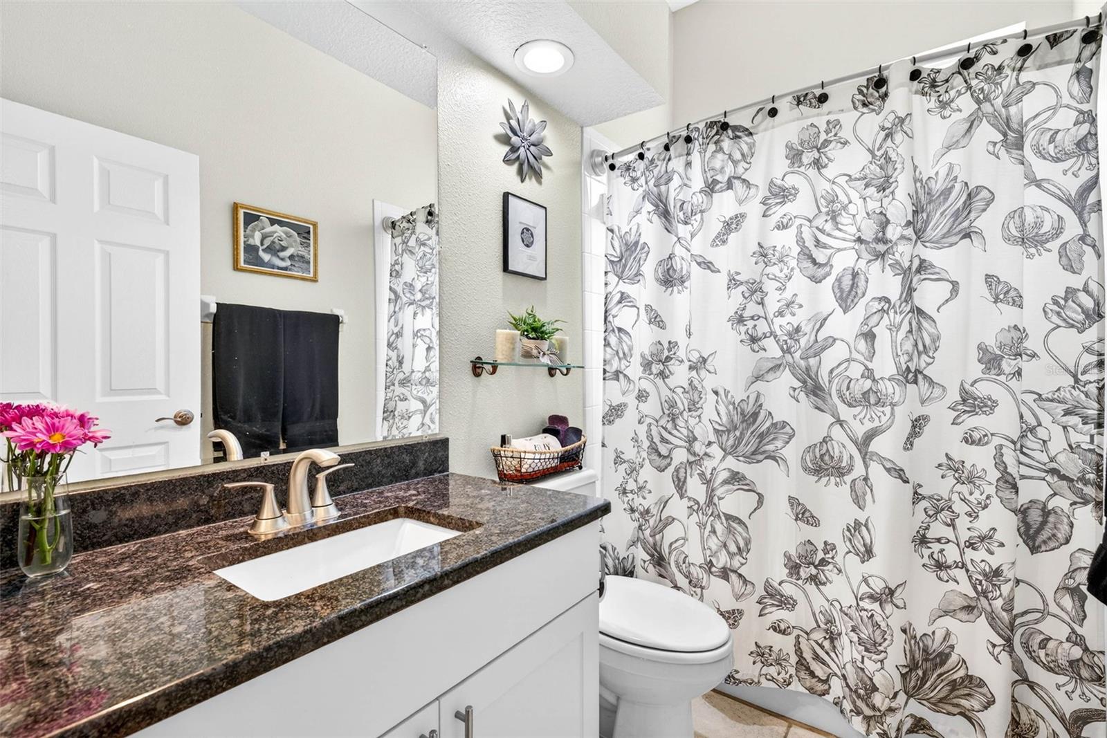 Hall bathroom at the front of the home