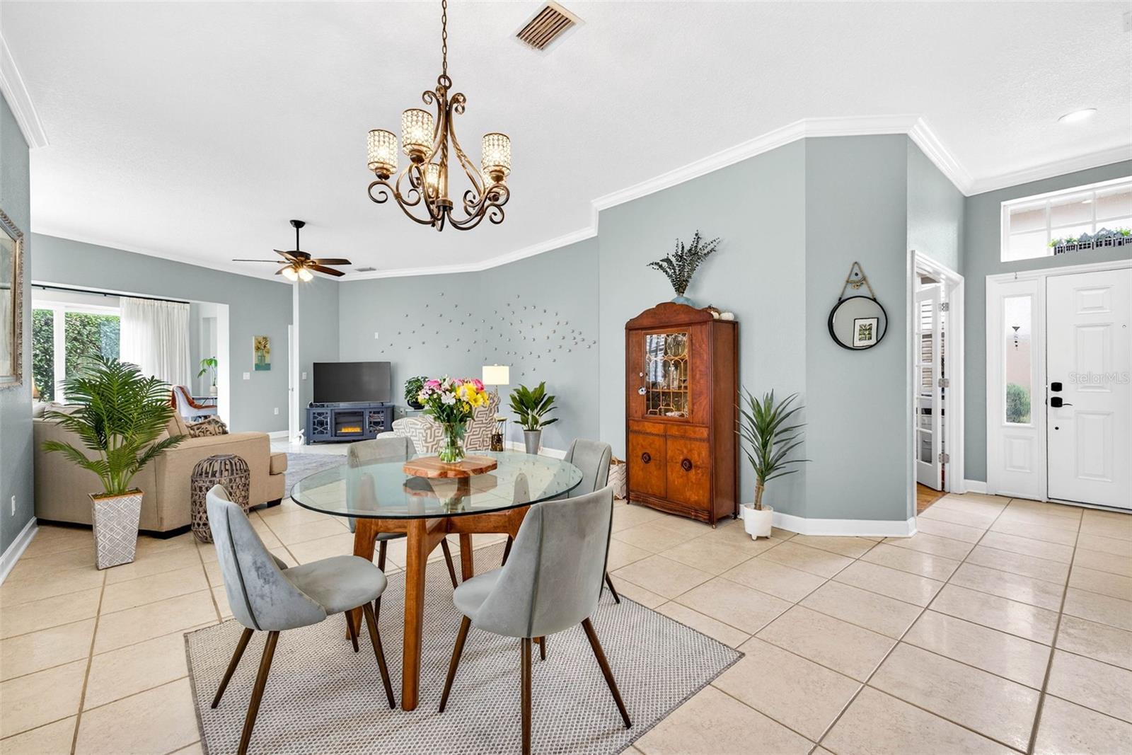 Open Concept Dining and Family room