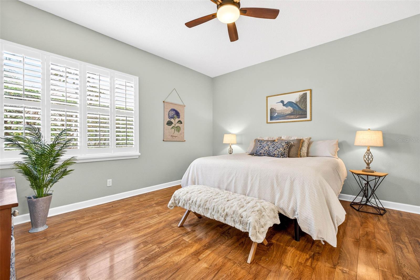 Primary Suite located at the rear of the Home