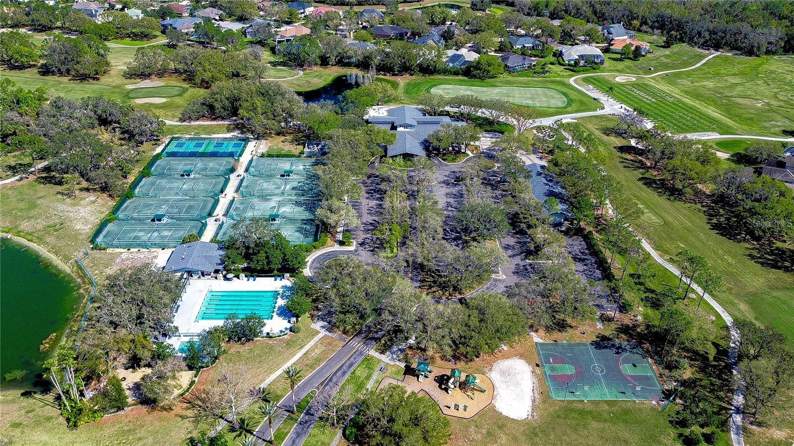 8 Tennis Courts & 4 PickleBall Courts