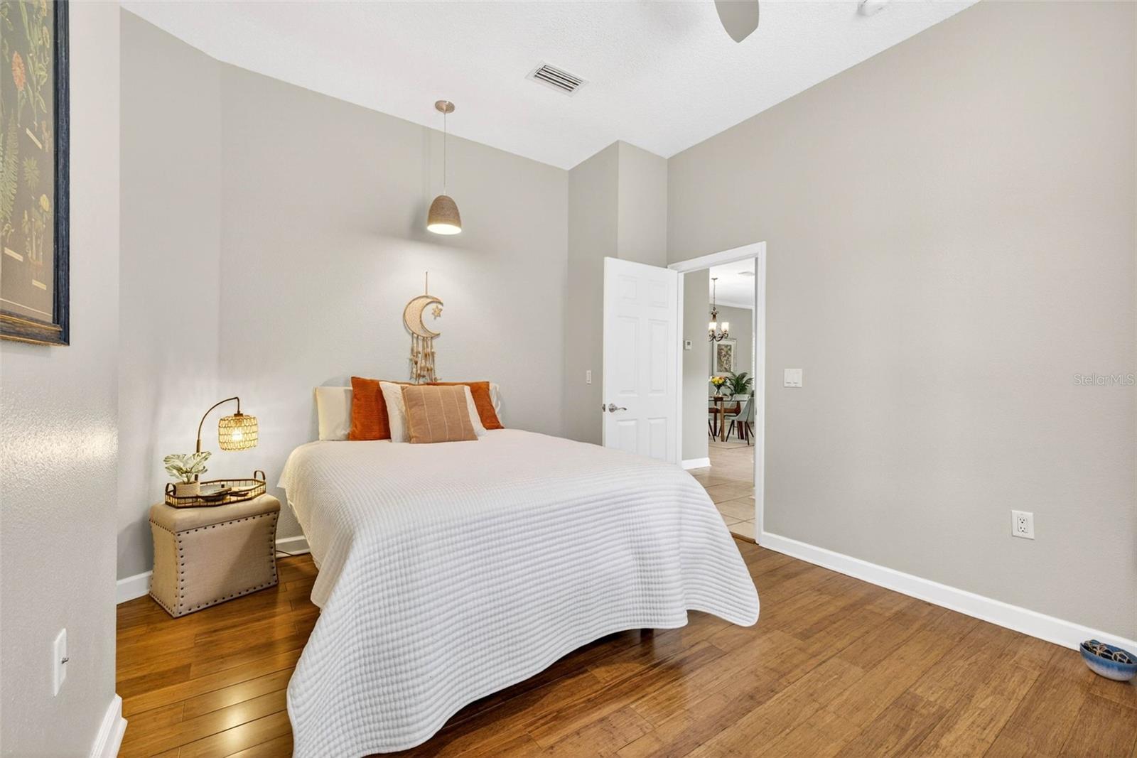 Bedroom 1 at the front of the home