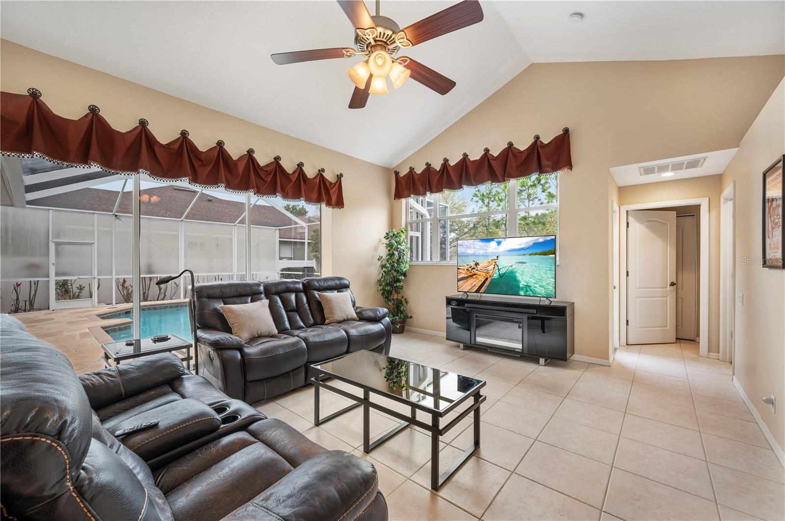 Great Room with Walls of Windows for Natural Light