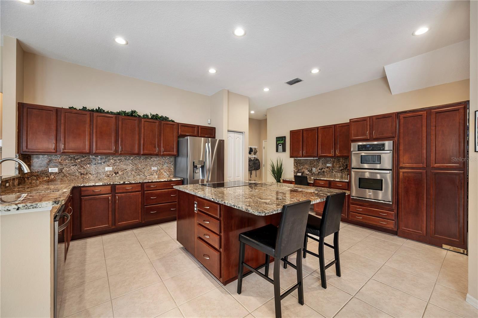 Gourmet Kitchen with Enormous Island