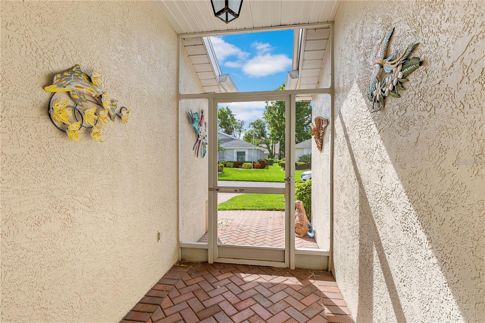 Screened in Front porch