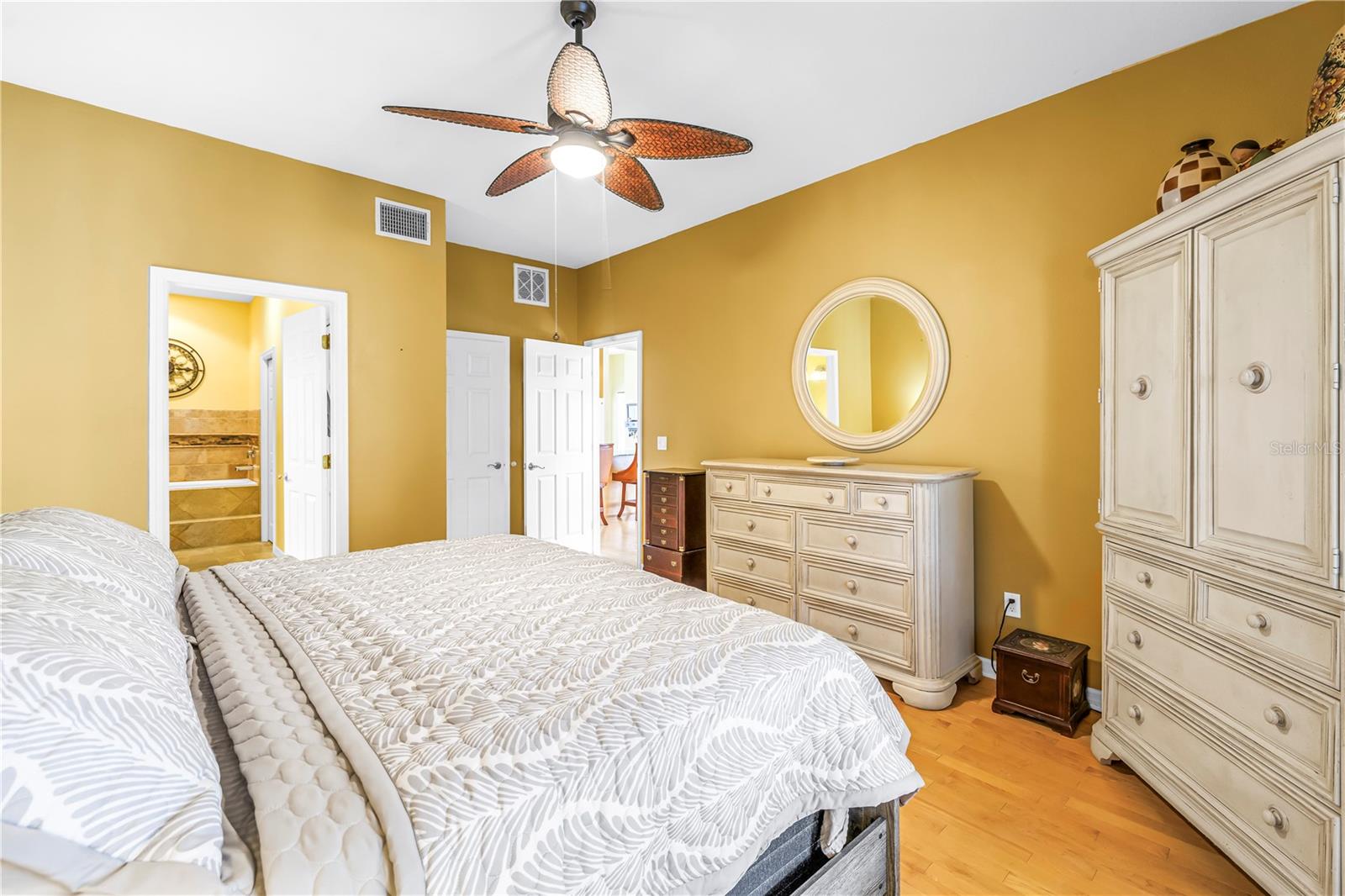 First floor primary suite.