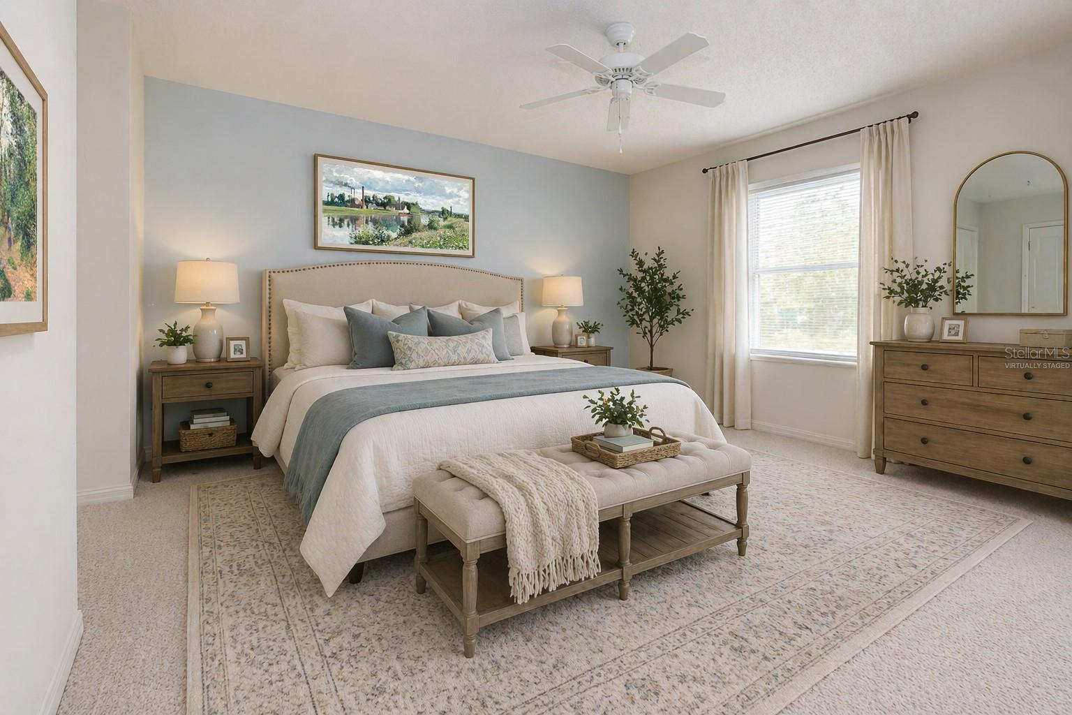 Primary Bedroom (Virtually staged)