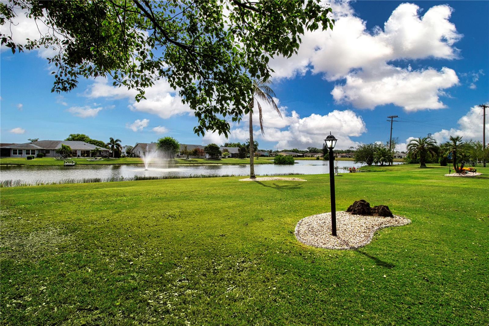 Backyard view of Lake