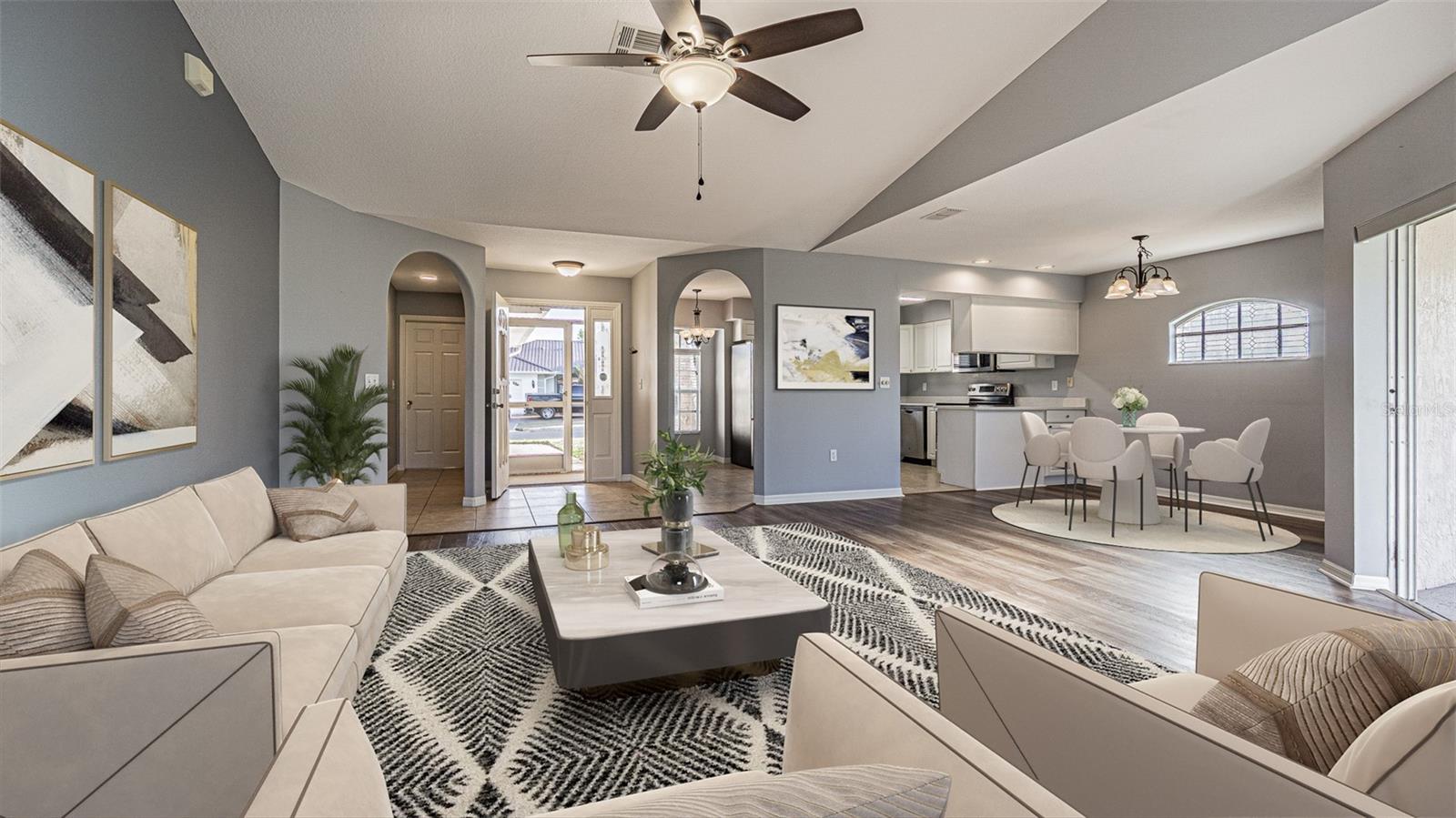 Open Floorplan for easy entertaining