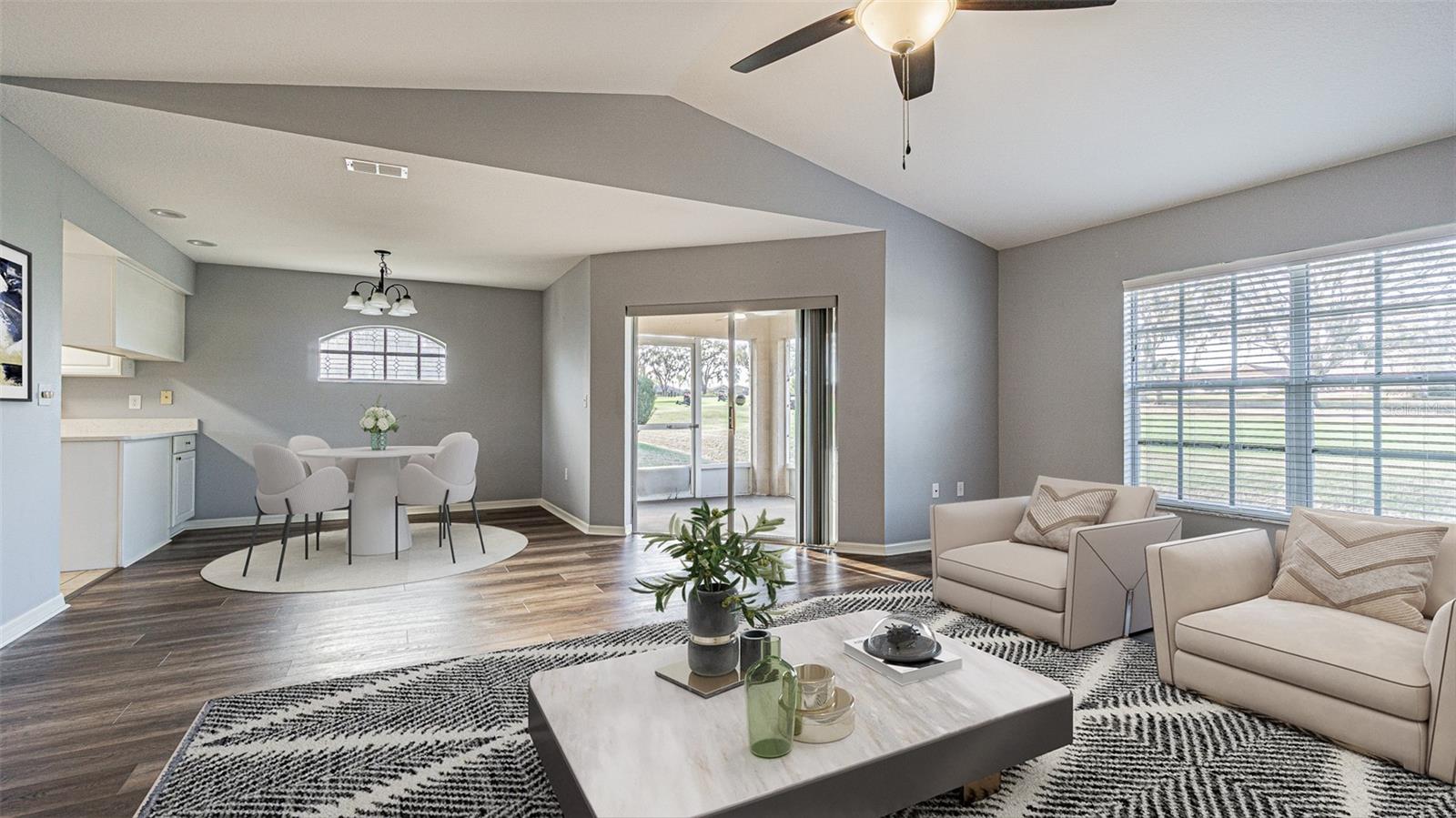 Light, Bright and OPEN with access to lanai