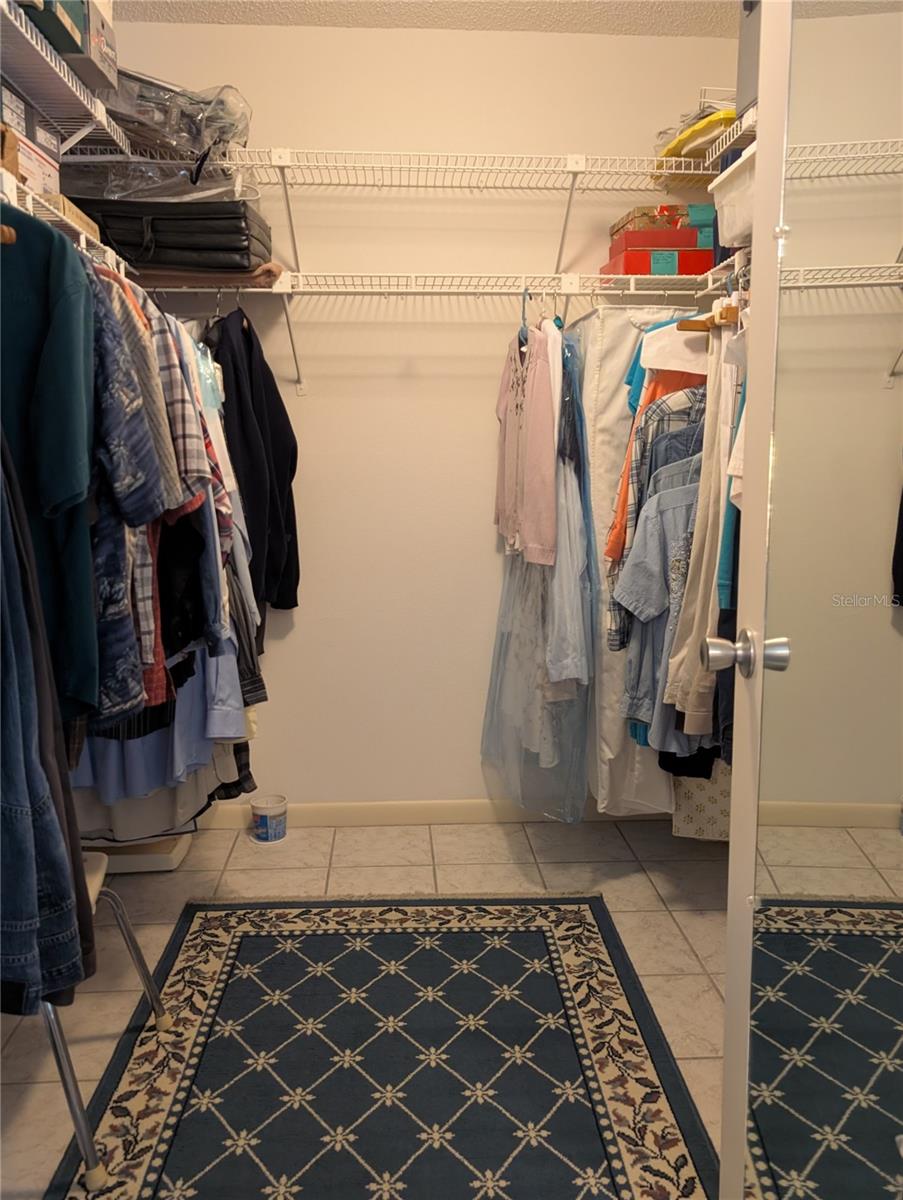 Walk in closet.