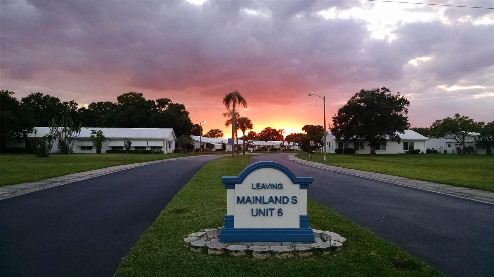 At the end of the day...enjoy some of the most majestic sunsets right here in Mainlands...no drive to the beach required!