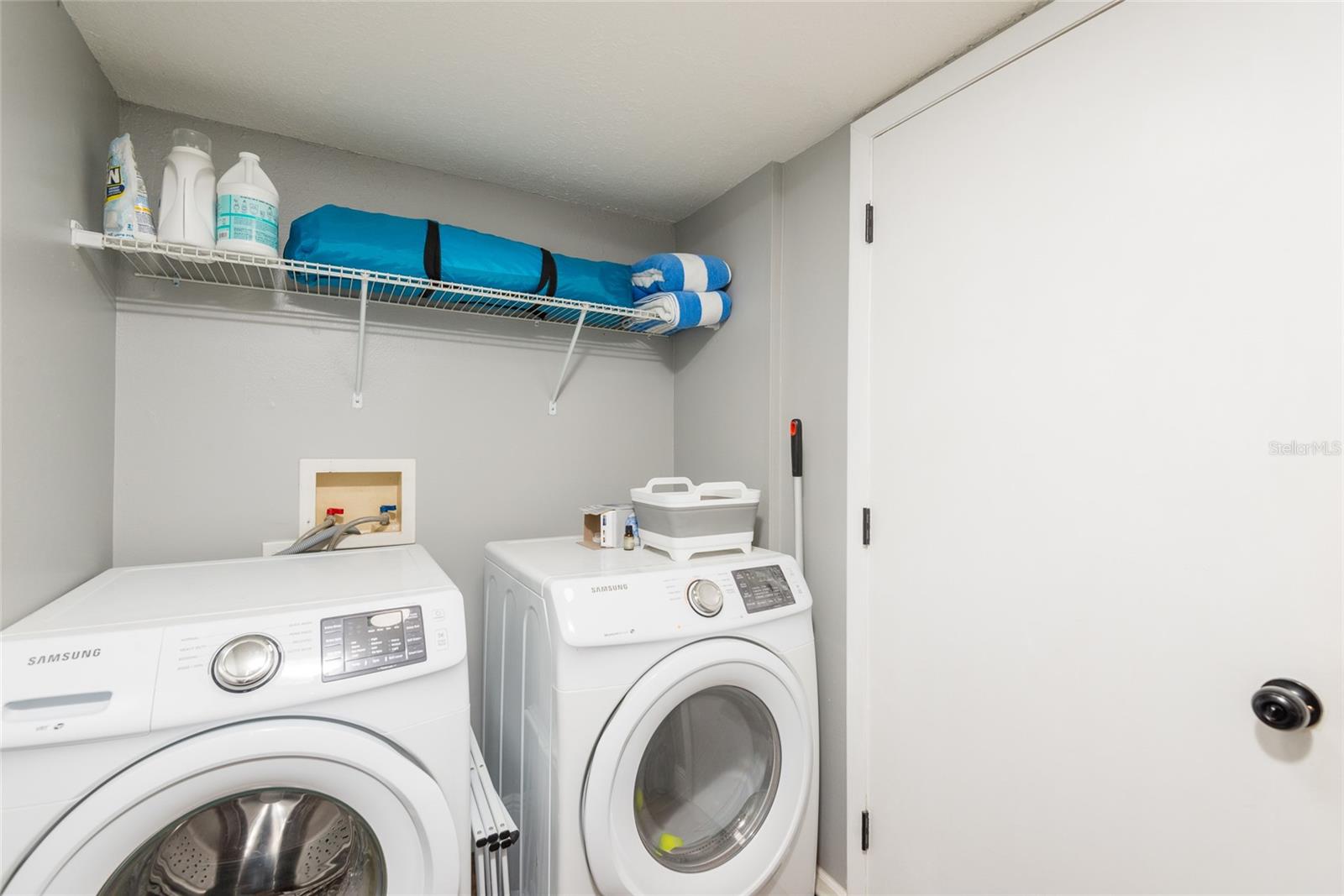 Laundry room is right off the kitchen