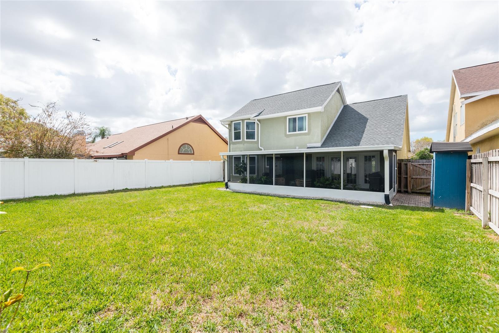 Endless possibilities in the open backyard