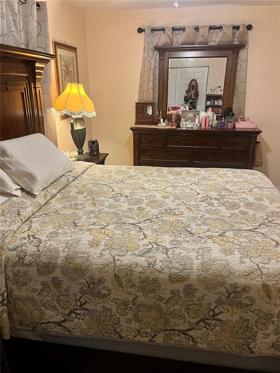 Spacious master accommodates a king size bed and more