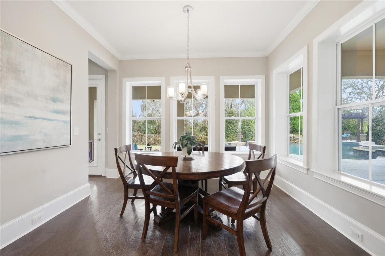 Eating space with gorgeous views