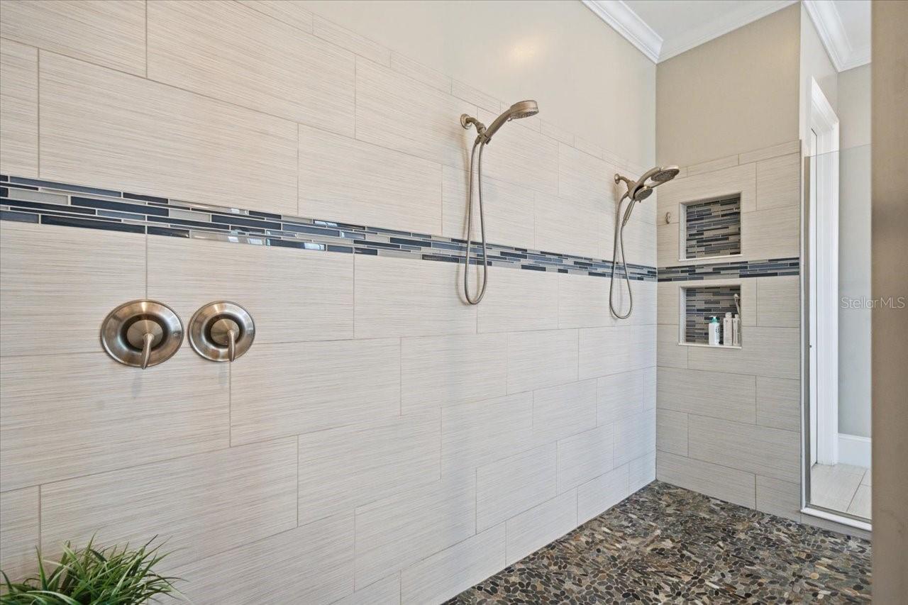 Primary Bath with oversized walk in Shower