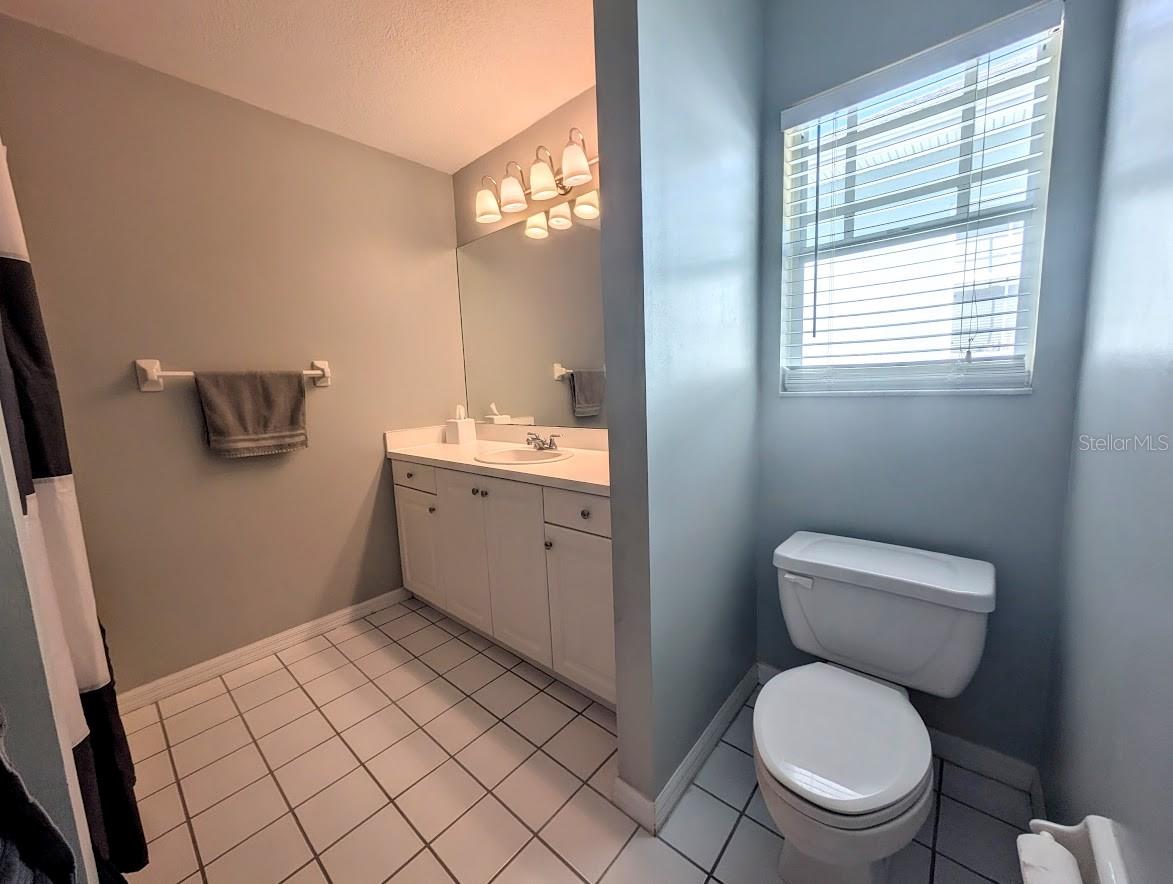 upstairs hall bathroom