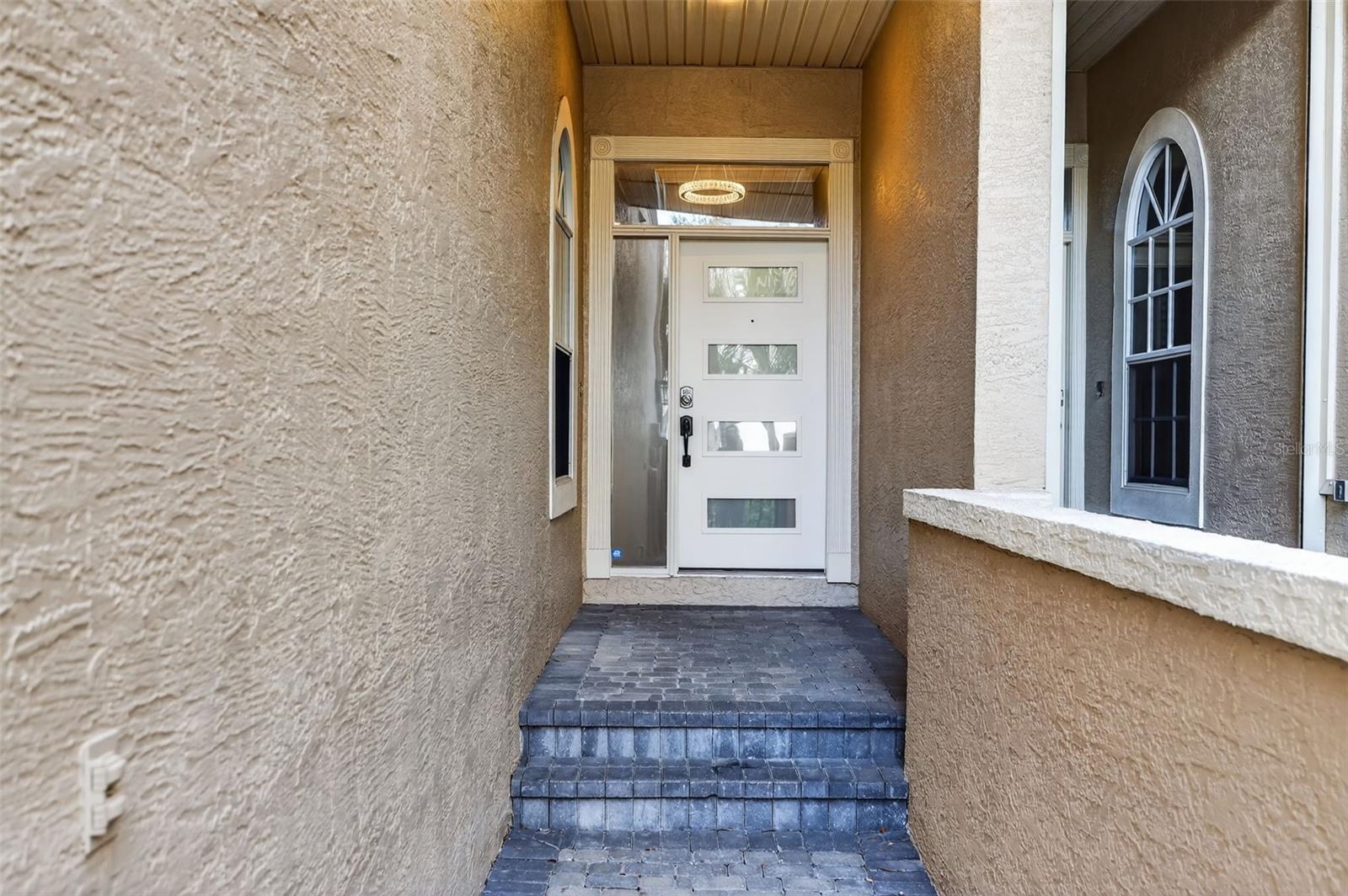 As you enter the home you are greeted by the Large modern kitchen, which is open to the Family great room and dining area.