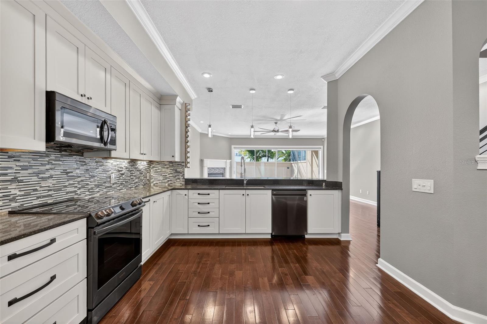 Another view of the kitchen