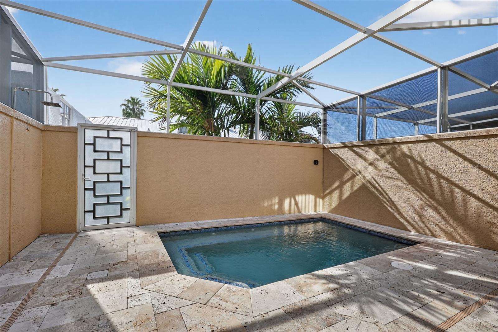 Family great room looking into kitchen