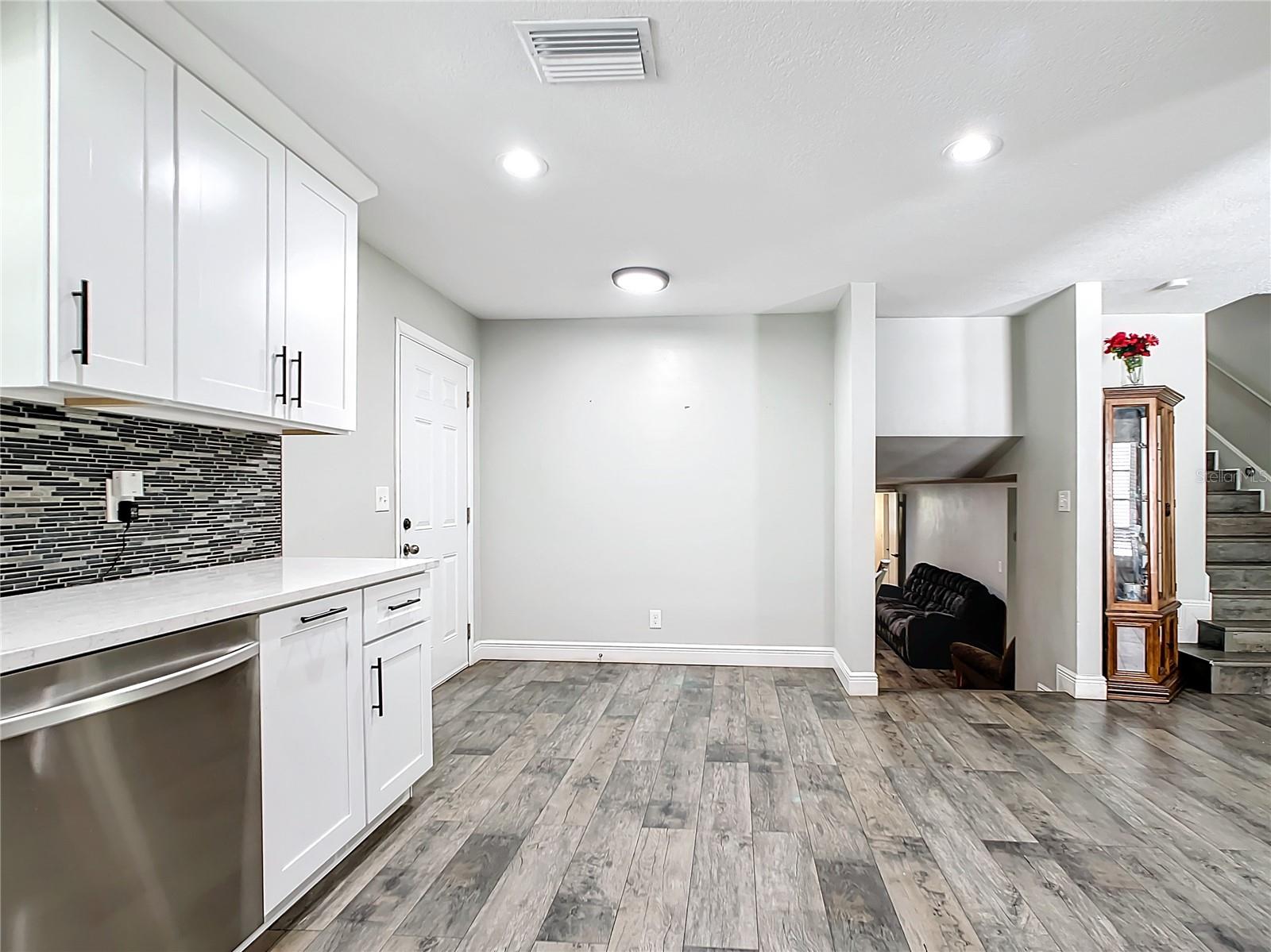 Kitchen - Stairs to Family Room