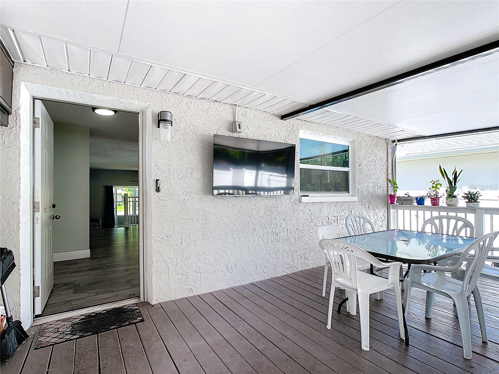 Two Level Screened Outdoor Living Space