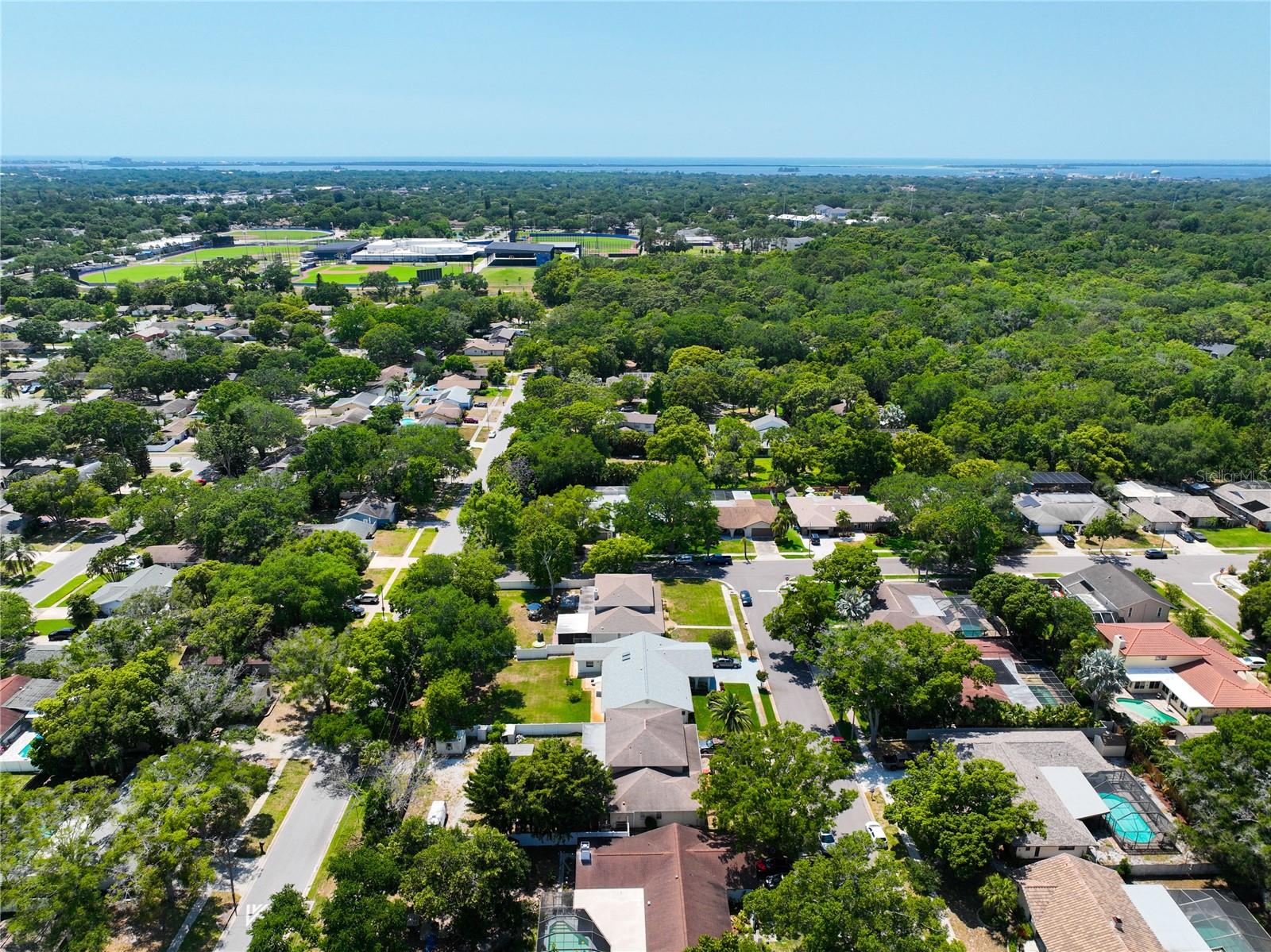 Aerial View - West - Gulf of America in the distance