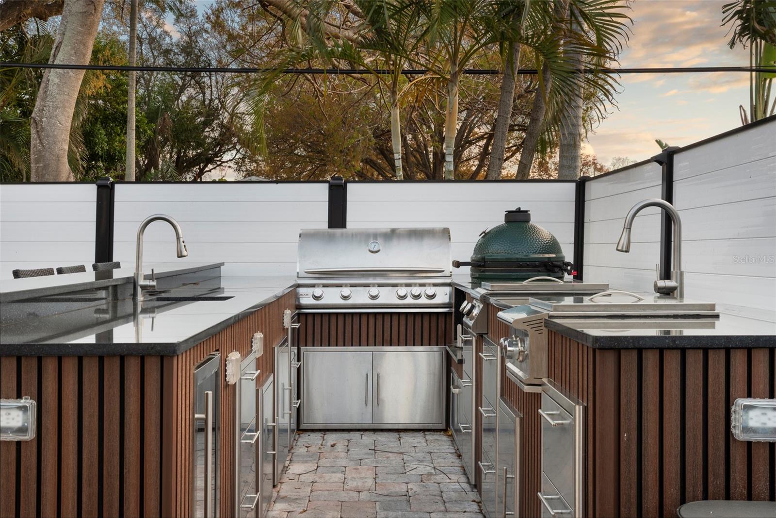 Big Green Egg, Gas Grill and Burners & Refrigerator