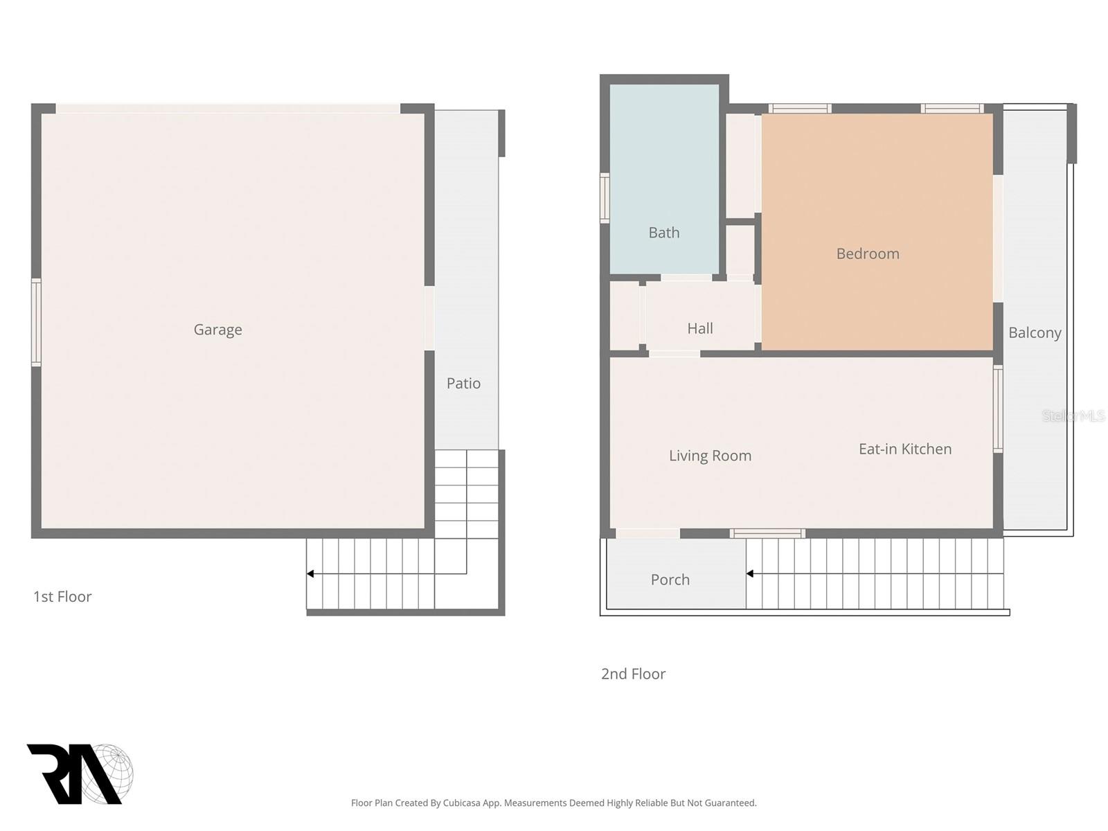 2 Car Garage and ADU Floor Plan