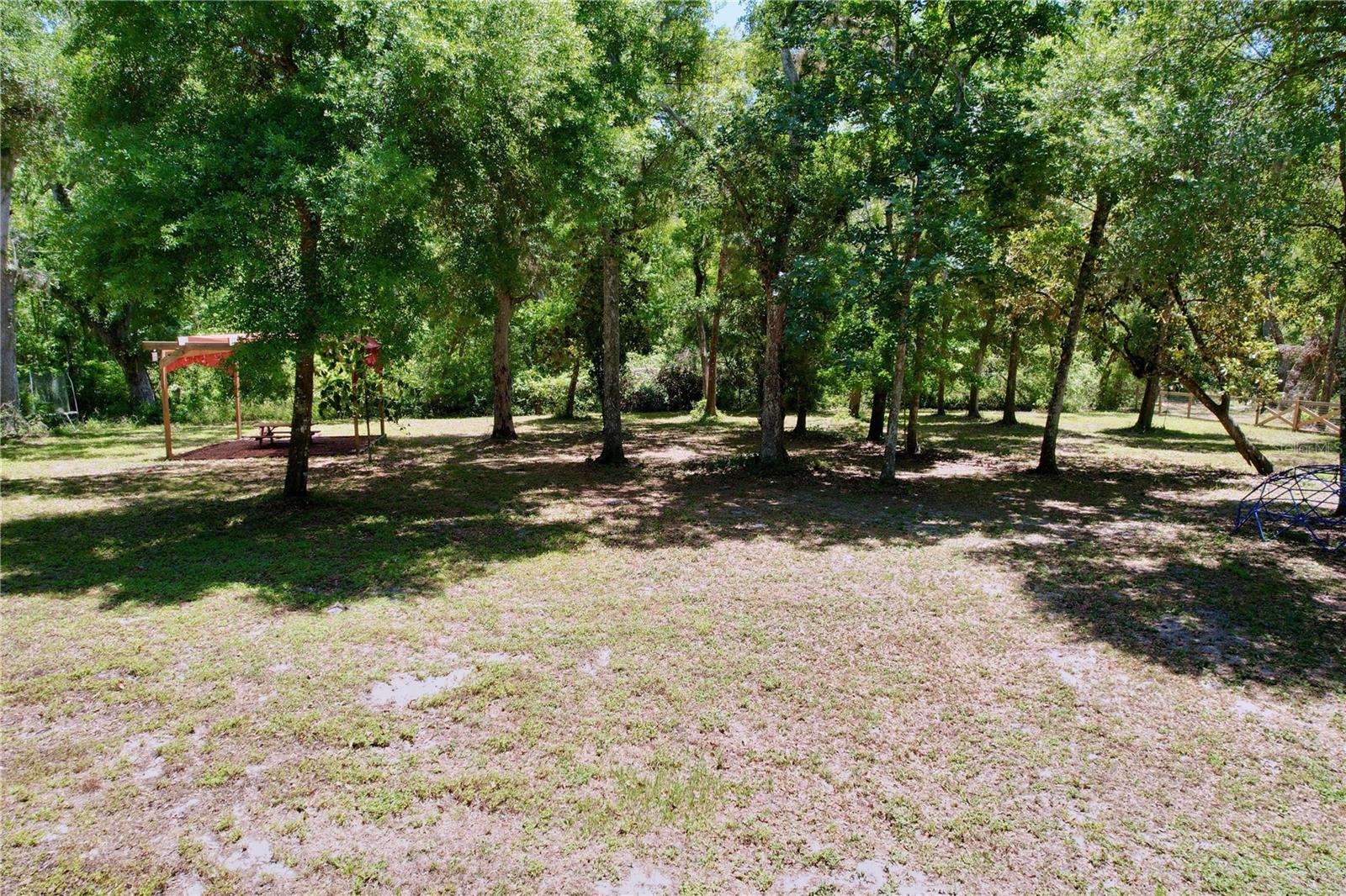 SOME OPEN SPACE ON THIS BEAUTIFULLY WOODED PROPERTY